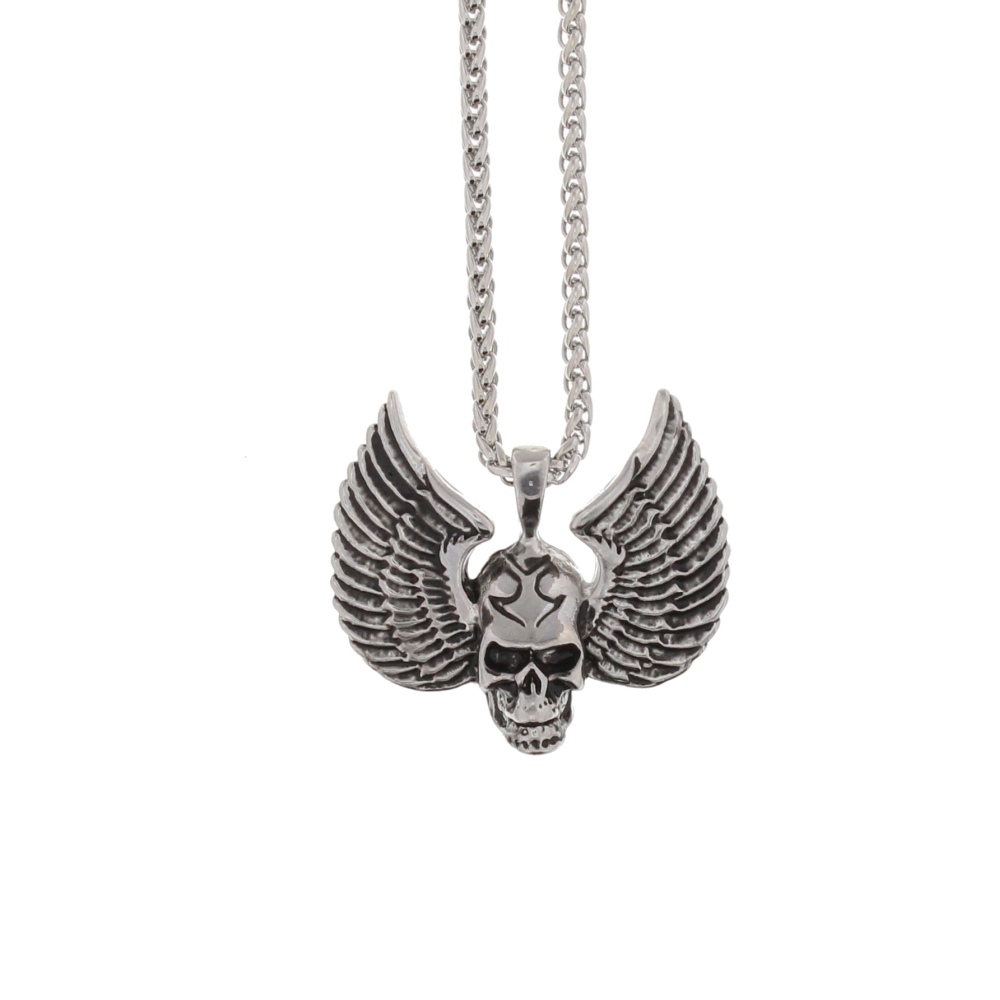 Zac's Alter Ego - Winged Skull Collier - Multicolore